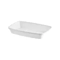 Ravier PC blanc rectang. réutilisable (172x112x43mm)